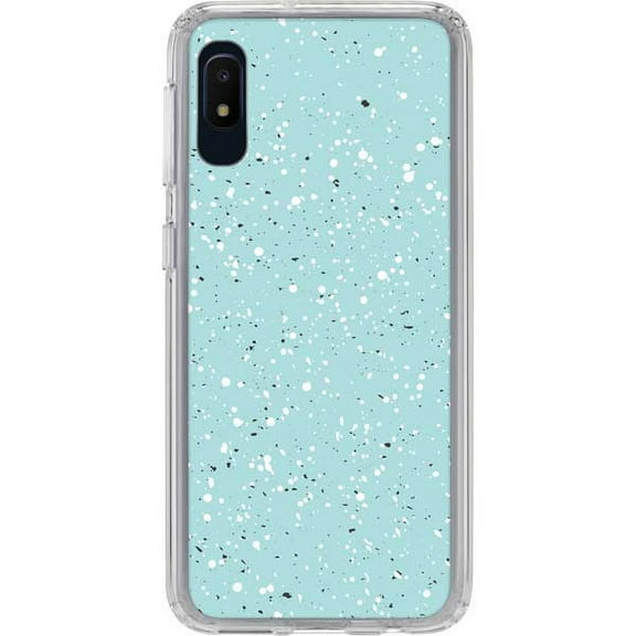 Skinit Polka Dots Mint Speckled Galaxy A10e Clear Case