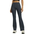 thumbnail image 2 of ValueVibe Flared Yoga Pants for Women Bootcut Yoga Leggings High Waisted Tummy Control Stretch Workout Leggings, Gray XL, 2 of 6