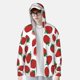 thumbnail image 2 of Fotbe Hand Drawn Strawberry Chaqueta con Protección Solar UPF 50+ para Hombre y Mujer, Camisa con Capucha y Bolsillos-Large, 2 of 7