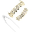 thumbnail image 4 of JUEGO DE DIENTES DE HIP HOP, Electroplate Hip Hop Conjunto de Dentadura Postiza Reutilizable que no se decolora Festival de Halloween Decoración de Dientes Soporte, 4 of 7