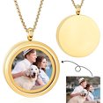 thumbnail image 3 of Personalized Glass Cremation Urn Necklace for Ashes Of Loved One Carry Photo Glass Memorial Urn Jewelry Stainless Steel Cremation Urn Locket for Human / Pet, 3 of 9