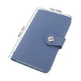 thumbnail image 2 of EXHUMKY Libro De Y Presupuesto En Color Azul Para Organizar Billetes Con Compacto Y Protegido, 2 of 6