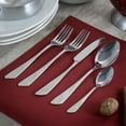 thumbnail image 6 of MegaChef Gibbous 20 Piece Flatware Utensil Set, Stainless Steel Silverware Metal Service for 4 in Silver, 6 of 6