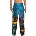 thumbnail image 6 of Mens Pajama Pants, Spooky Halloween Soft Sleep & Lounge Pants for Men, Cuteness Casual PJ Bottoms Pants with Pockets, 6 of 7