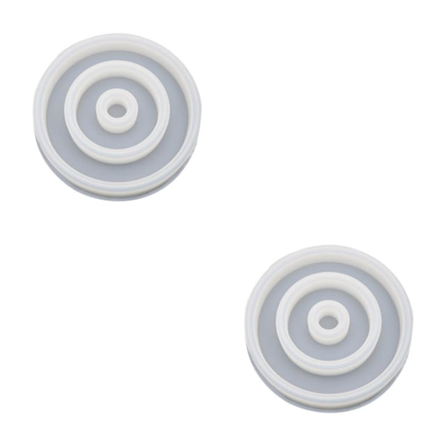 Bearachild Molde de silicona de resina epoxi Universal, bandeja de almacenamiento de pintura portátil lavable reutilizable, molde Tipo 2 2piezas