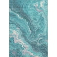thumbnail image 2 of Addison Rugs Mayfield Premium Machine Washable Transitional Abstract Teal Rectangle Rug, 10' x 14', 2 of 7