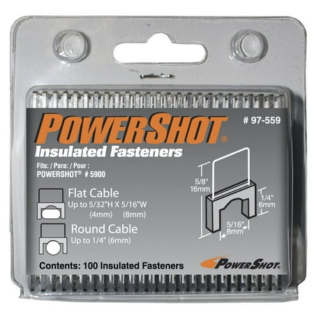 97-559 5/16-Inch Insulated Staples for PowerShot 5900, 100 insulated staples By ARROW