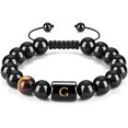 thumbnail image 1 of Tobillera de piedra negra, pulsera de cuentas de piedra negra, tobillera de piedras preciosas de piedra natural Wmkox8yii  fajkfhkj1028, 1 of 1