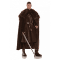 thumbnail image 2 of Underwraps Renaissance Medieval Fur Mantle Cape, Brown, One Size, 2 of 3