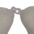 thumbnail image 4 of Almohada de Cuello para Viaje Bucky Jersey Rayado de Espuma Viscoelástica Taupe, 4 of 8
