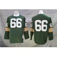 thumbnail image 1 of Packers Team Uniforms Football Uniforms Jerseys Legend Second Generation Retro Embroidery Training Game Uniforms Short-Sleeved T-Shirt Mesh, 1 of 2