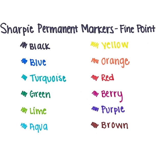 Sharpie Pink Ribbon Fine Point Permanent Markers, Black - 12 pack