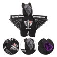 thumbnail image 1 of OULII Black Polyester  Costume 1Pcs for Dogs in Bat Style for Fun and Festive Wear, 1 of 5