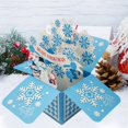 thumbnail image 4 of Tarjeta 3d de cumpleaños única hecha a mano, tarjeta de felicitación 3d de Navidad, imágenes impresionantes de Papá Noel, muñeco de nieve, regalo de vacaciones sorpresa único, 4 of 4