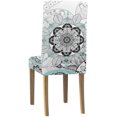 thumbnail image 4 of RYLABLUE Mandala Boho Chic Style Stretch Chair Cover Protector Seat Slipcover for Dining Room Hotel Wedding Party Set of 4, 4 of 5
