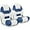 White/Pacific Blue(2 seats), variant on NORTHCAPTAIN Deluxe A Pair of Marine High Back Folding Fishing Boat Seat,Stainless Steel Screws Included