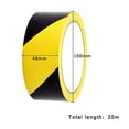 thumbnail image 3 of Cintas de seguridad 48 mm x 20 m Cinta de advertencia de peligro negra/amarilla Cinta de barrera de señalización adhesiva Sincero Hogar, 3 of 5