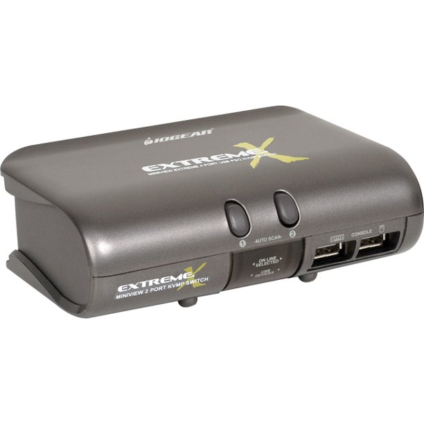 IOGEAR MiniView GCS1732 KVM Switch 2 x 1 2 x SPDB15