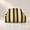 Beige coffee stripe, variant on Knitted Cosmetic Bag Magnetic Dumpling Makeup Pouch, Large Capacity Travel Toiletry Organizer, Portable Clutch Bag for Women