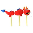 thumbnail image 2 of Peluche de dragón chino, adorno de la suerte, decoración del hogar para niños y niñas. rojo, 2 of 9
