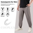 thumbnail image 5 of COOPLUS Mens Athletic Sweatpants with Pockets Joggers Men Pants for Workout Jogging Running, 5 of 6