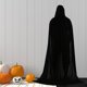 thumbnail image 3 of Capa con capucha para cosplay Steampunk, disfraz de vampiro medieval para adulto unisex, capa de Halloween 150cm, 3 of 9