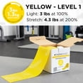 thumbnail image 3 of THERABAND Resistance Band, Yellow, Light, 50-Yard Roll, Elastic Band for Strength Training, Stretching, Yoga, Pilates, Physical Therapy, Portable & Cut-to-Length, Color-Coded Levels, 3 of 10