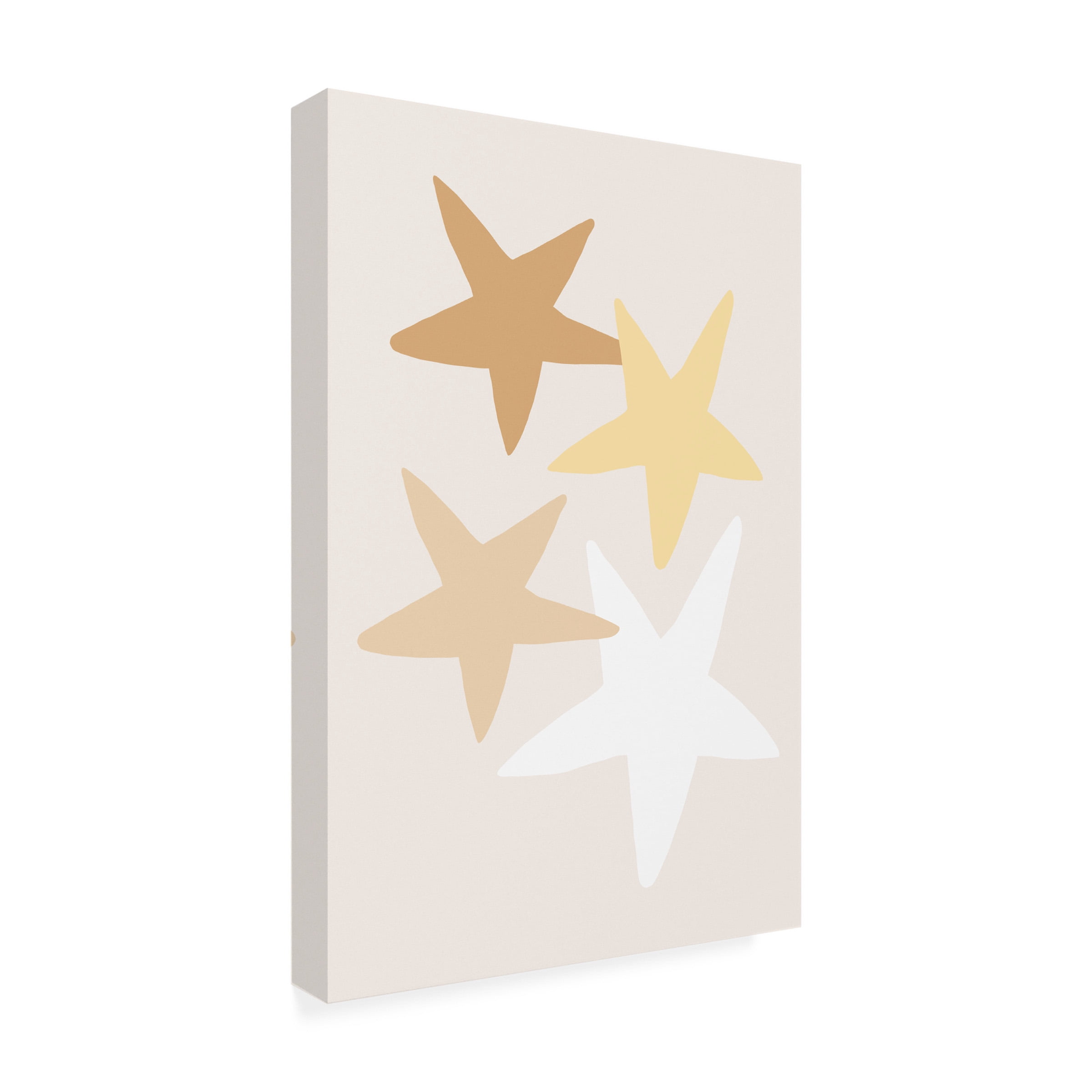 Pictufy Studio 'Stars Yellow' Canvas Art