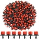 thumbnail image 5 of Gotero Caperucita Roja de ocho orificios Gotero rojo de flujo ajustable de 8 orificios Boquilla de micro riego por goteo para jardinería 100 piezas, 5 of 5