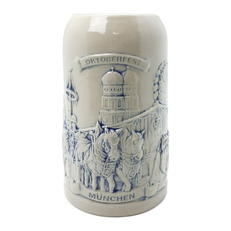 

Stoneware Munich Beer Wagon .5L Stein