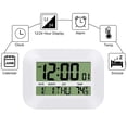 thumbnail image 2 of Reloj Despertador Creativo Montado En La Pared Reloj Electrónico De Escritorio Pantalla Grande Con Termómetro Interior En Tiempo Real Reloj De Pared Digital Speravity HA018048-00, 2 of 6