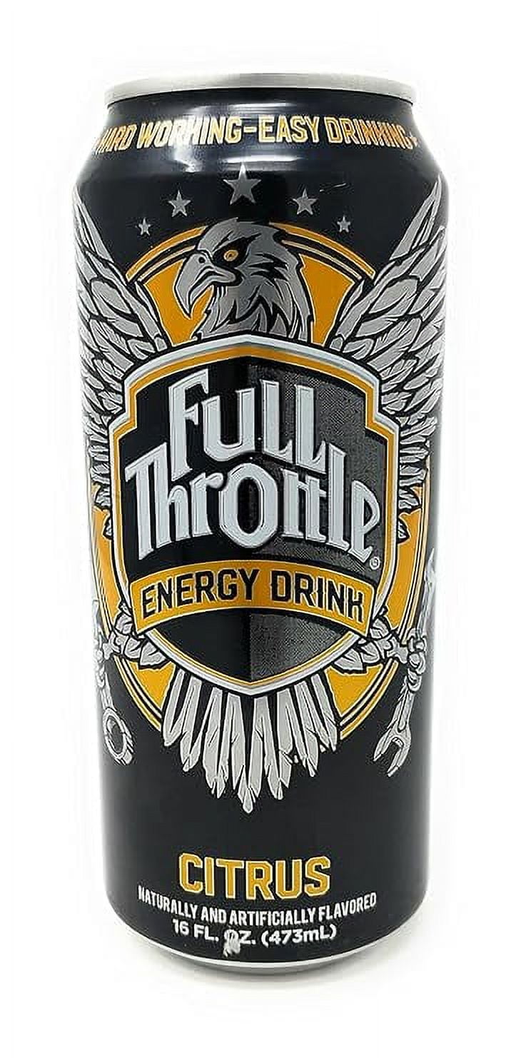 8 Pack - Full Throttle Energy Drink - Citrus - 16 Ounce