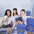 thumbnail image 4 of Happy Hanukkah Supplies Hanukkah Centerpiece Table Decorations Chanukkah Paper Table Toppers Chanukah Party Decorations Hanukkah Dreidel Decoration for Chanukkah Jewish Festival Party Supplies, 4 of 5