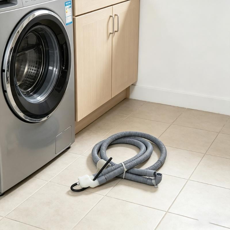 CEORPER 80inch Automatic Washing Machine Drain Hose Flexible Pipe Plastic Texture