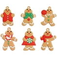 thumbnail image 2 of 6 Pieces Gingerbread Man Christmas Decorations, Gingerbread Man Christmas Tree P, 2 of 5