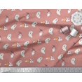 thumbnail image 2 of Soimoi Polyester Crepe Fabric Ghost Halloween Print Fabric by The Yard 42 Inch Wide, 2 of 3