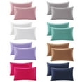 thumbnail image 2 of ANMINY Pillowcase Set of 2 Pillow Cases 300 Thread Count Soft Cotton Bed Pillow Covers Queen Size 20"x30" Blue, 2 of 6