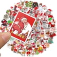 thumbnail image 3 of Pegatinas De Navidad Pegatinas Impermeables Calcomanía Para Portátil Coche Ventana Maletero Guitarra Equipaje 100 Uds Scienceny HA040159-02, 3 of 6