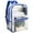 Blue, variant on Deago Clear Backpack Heavy Duty PVC Transparent Backpack with Reinforced Strap College Workplace Security