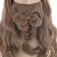 thumbnail image 6 of RightOn Mens Long Wavy Golden Brown Cosplay Wig with Braid for Costume Party Wig Use (Brown Golden)), 6 of 6