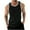 Black, variant on Wyobmus Men's Summer Tank Tops Casual Round Neck Sleeveless Basketball Shirts Lightweight Contrast Trim Workout Muscle Shirt White