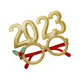thumbnail image 2 of Gafas de Navidad, gafas de cosplay, accesorios para fotos, gafas, accesorios para fotos, flexibilidad para Dorado, 2 of 9