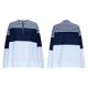 thumbnail image 5 of Ailaofu Women Striped Color Block Polo Sweatshirt Lapel Collared Long Sleeve Oversized Rugby Shirt Trendy Fall Clothes, 5 of 5