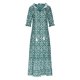 thumbnail image 5 of Vestido Corto de Verano de Moda con Cuello en V Vestido de Manga Corta Impreso, Vestido Casual Floral para Primavera Y Verano Diario, Fiesta Y Fecha, 5 of 8
