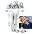 thumbnail image 2 of Precise Thread Size Checker Keychain Bolt Size Finders Keychain Thread Gauges, 2 of 12
