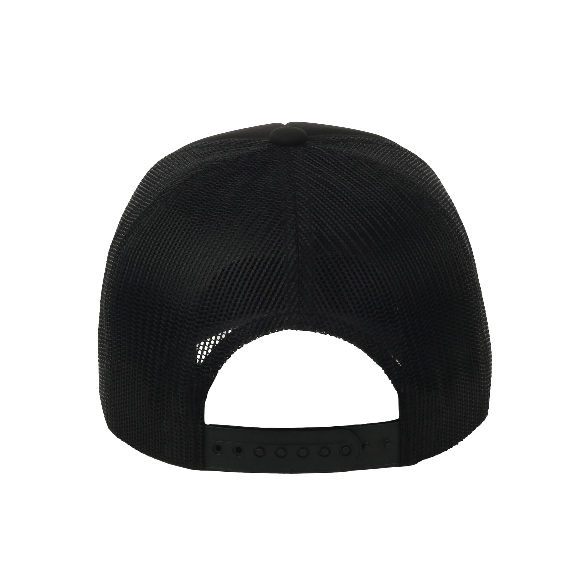 Mossy Oak® Black 5-Panel Foam Front Cap – Structured, Embroidered Logo, Snapback, One Size