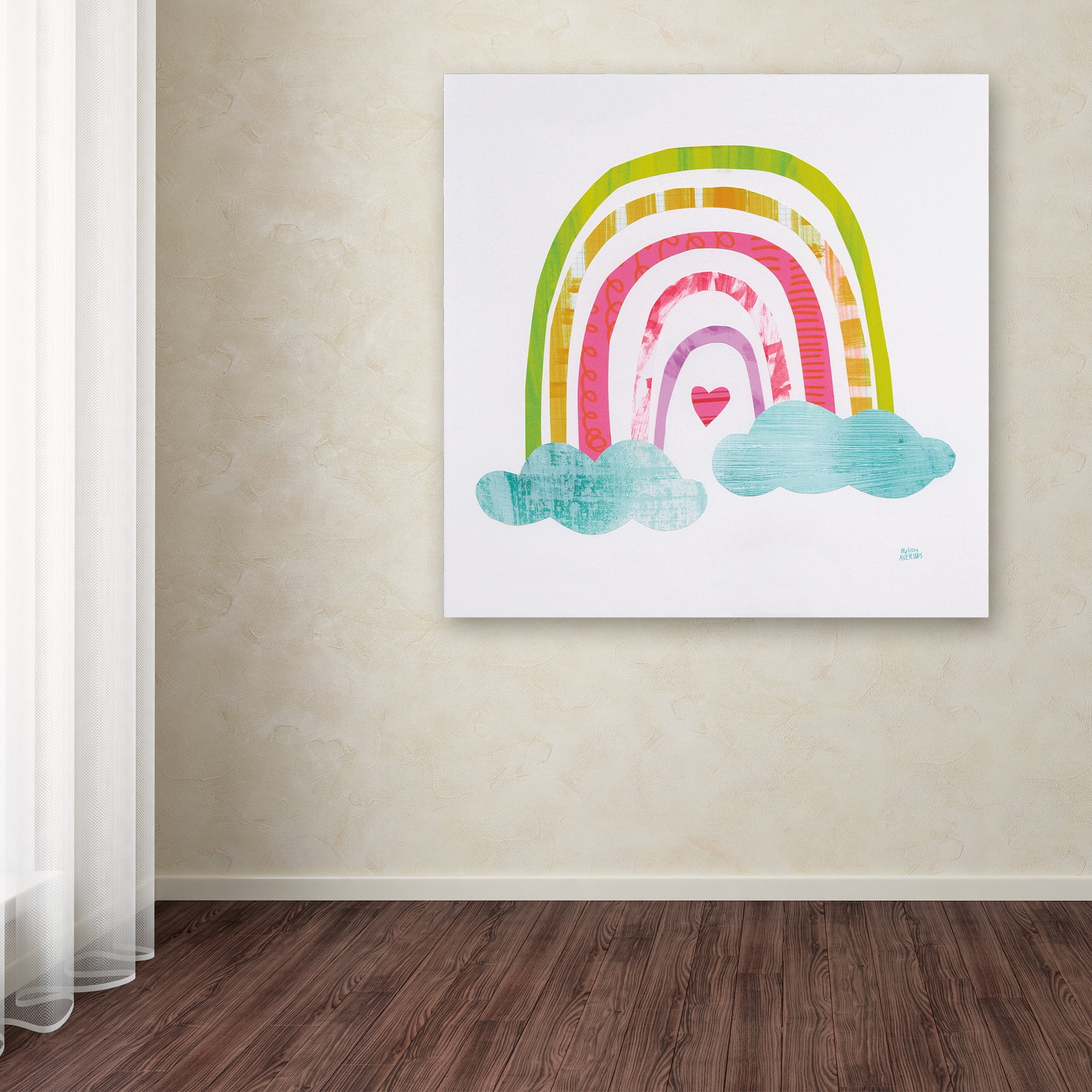 Trademark Fine Art 'Unicorn Magic VII Sq' Canvas Art by Melissa Averinos