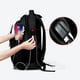 thumbnail image 3 of Mochila para ordenador portátil Oucaili, mochila escolar, mochila universitaria, mochila de viaje para ordenador, mochila antirrobo con puerto de carga USB, 3 of 3