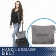 thumbnail image 2 of Manta Viaje Larga Suave BlueHills + Almohada, Estuche Cómodo. Equipaje, Mochila. Tamaño Grande, Gris T052, 2 of 3