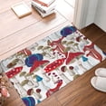 thumbnail image 5 of Daiia Colorful Mushrooms (2) Front Door Mat, Heavy Duty Durable Welcome Mat for Outdoor Indoor, Dirt Trapper Waterproof Super Absorbent Door Mat, 16" x 24", 5 of 9